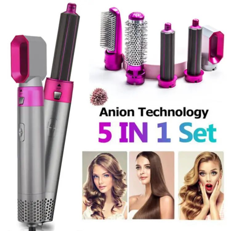 5-in-1 Hair Dryer & Styling Brush