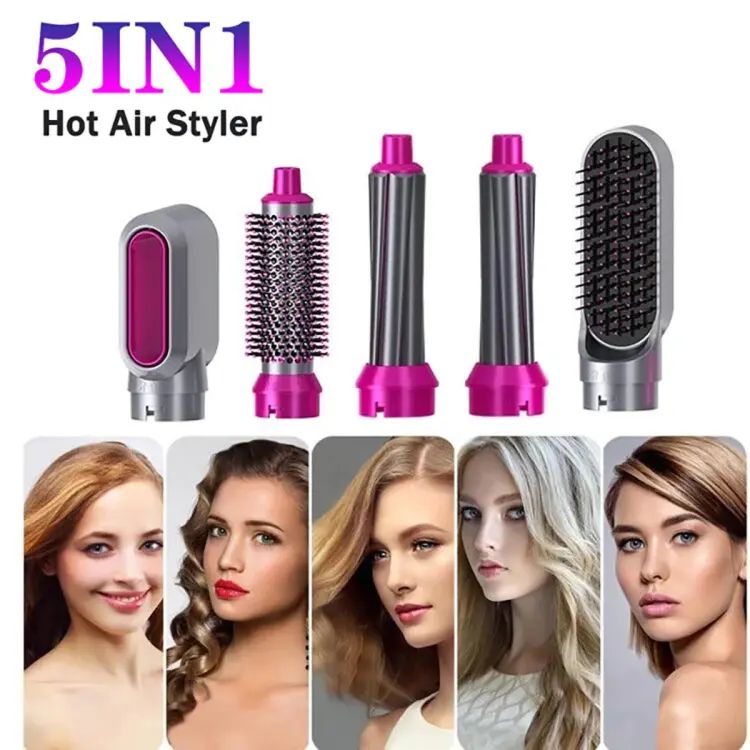 5-in-1 Hair Dryer & Styling Brush